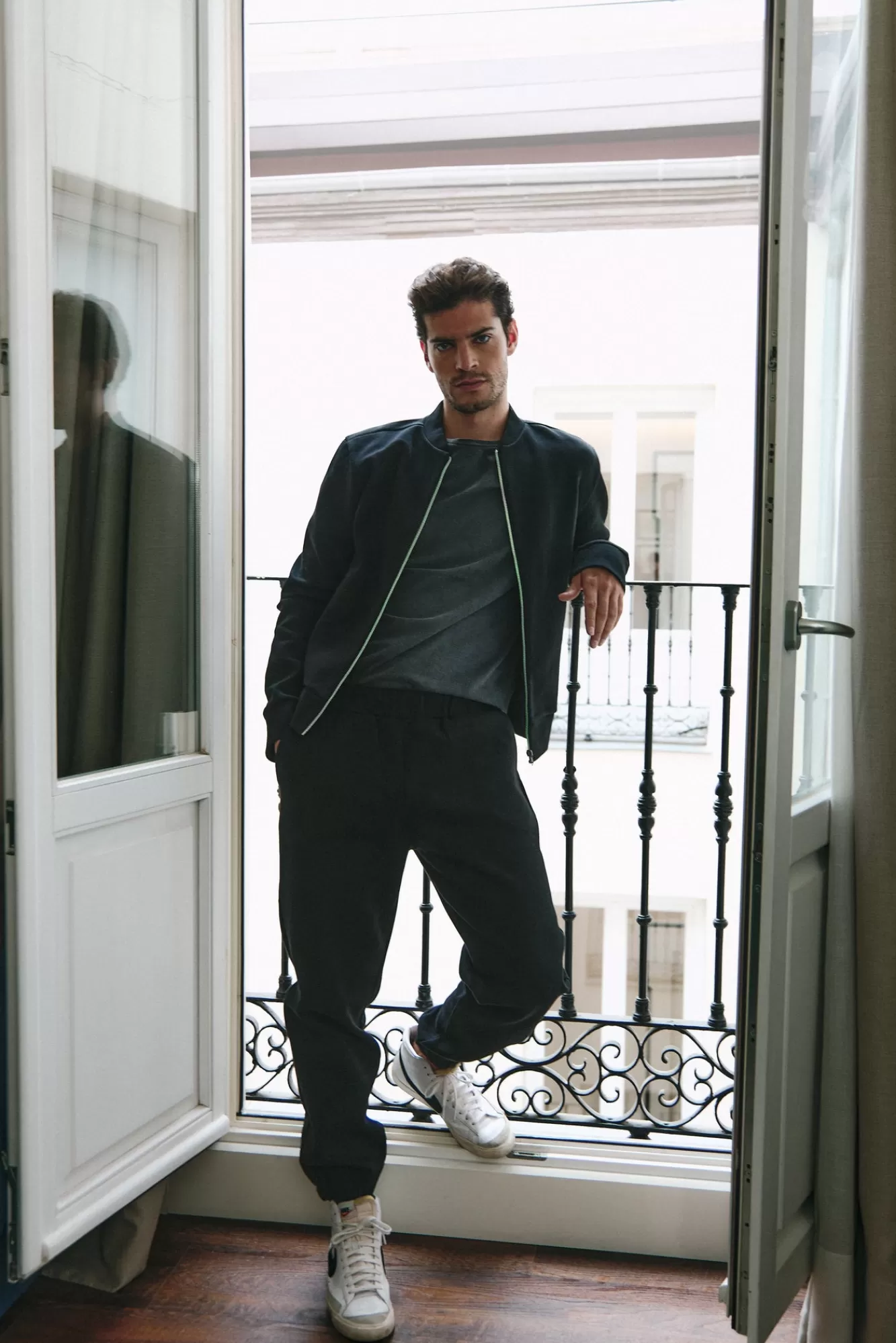 The Akala Studio Black Neoprene Men Jogger Flash Sale