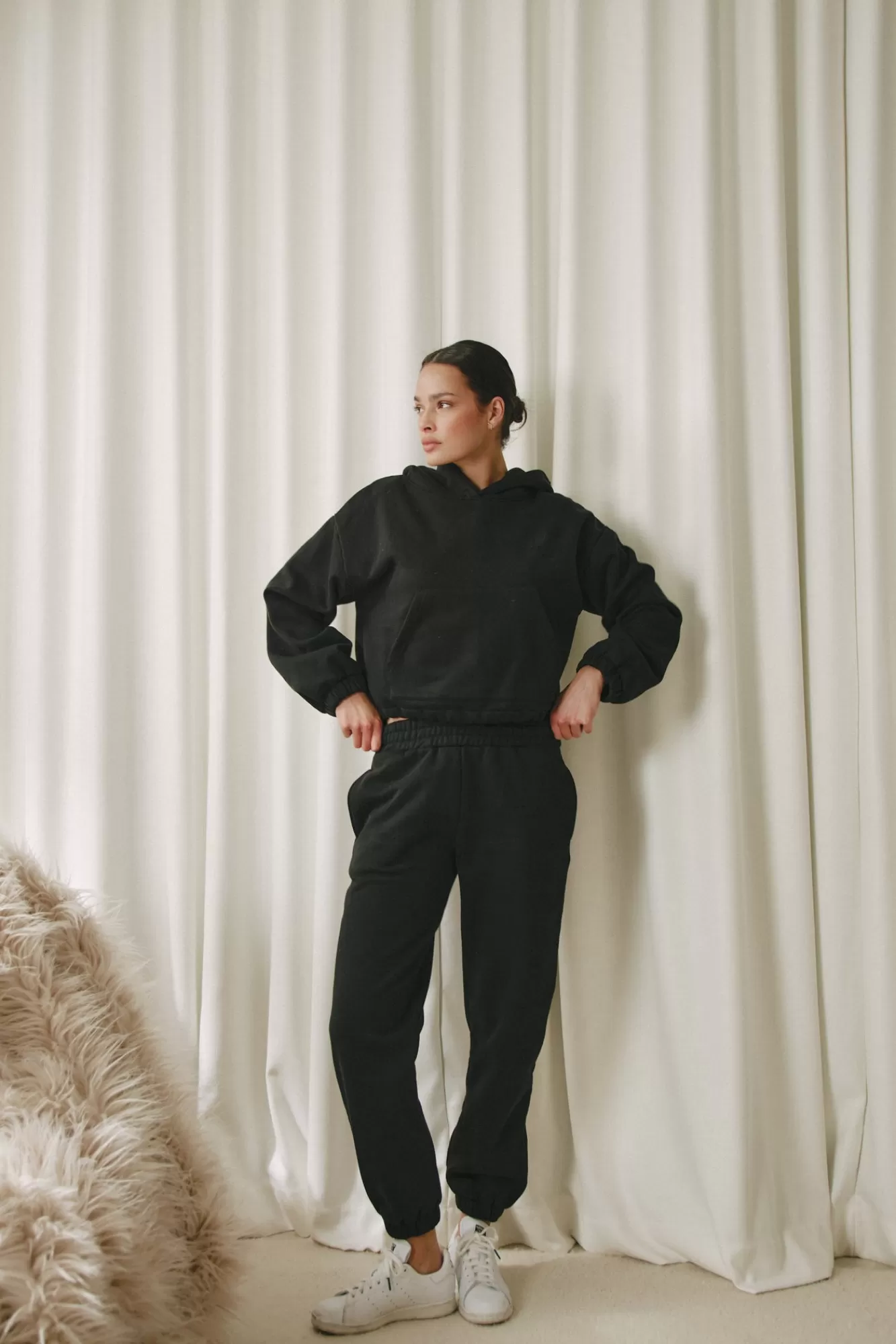 The Akala Studio Forever Black Pants Discount