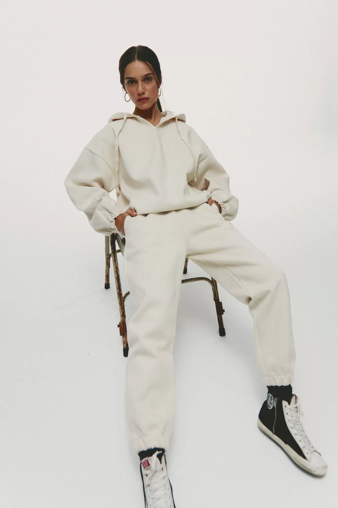 The Akala Studio Polar White Hoodie Cheap