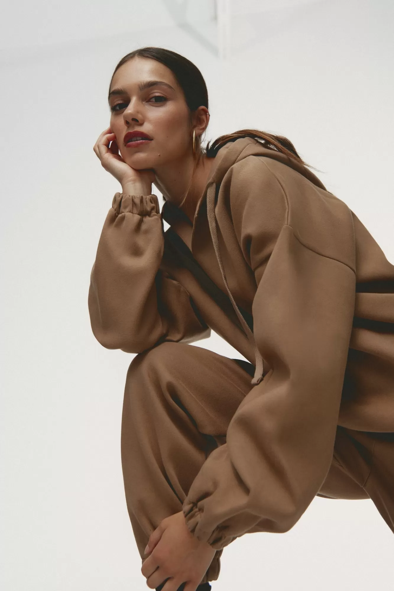 The Akala Studio Soft Camel Jogger Pants Sale